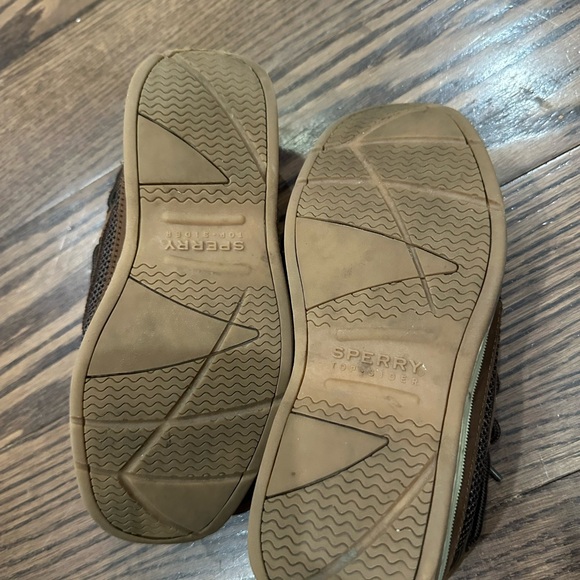 Sperry Men's Dark Brown Boat Shoes - Picture 3 of 4